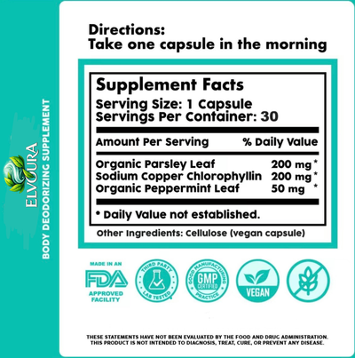 Elvoura Internal Body Deodorizer